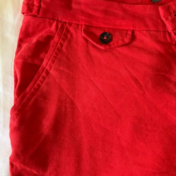 Anthropologie Level 99 women's trousers/jeans red color Size 29/30 (adjustable) - Picture 8 of 16